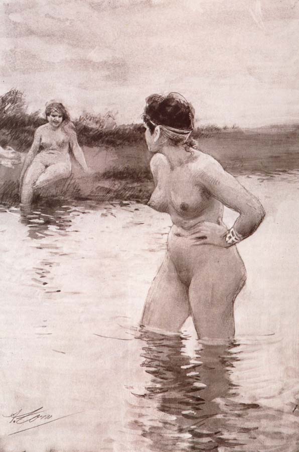 Anders Zorn brynhildes och gudeuns gral